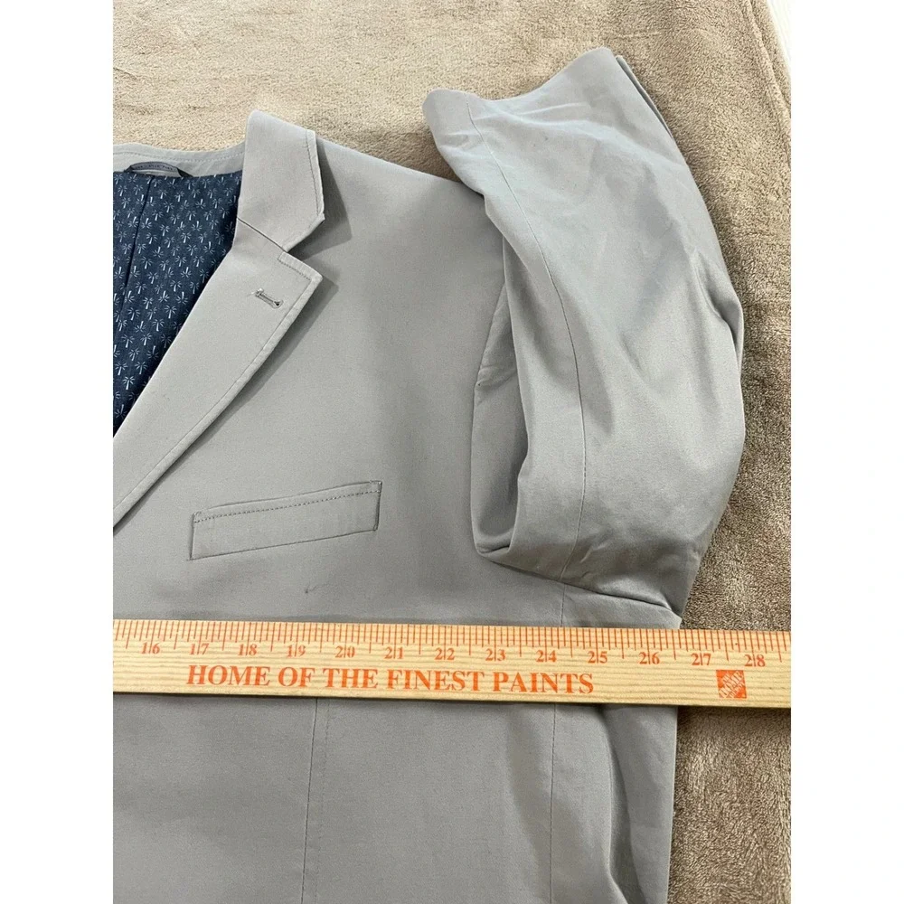 Oak Hill Blazer‎ mens size 2XL Gray Two Button Sport Coat business  classic fit